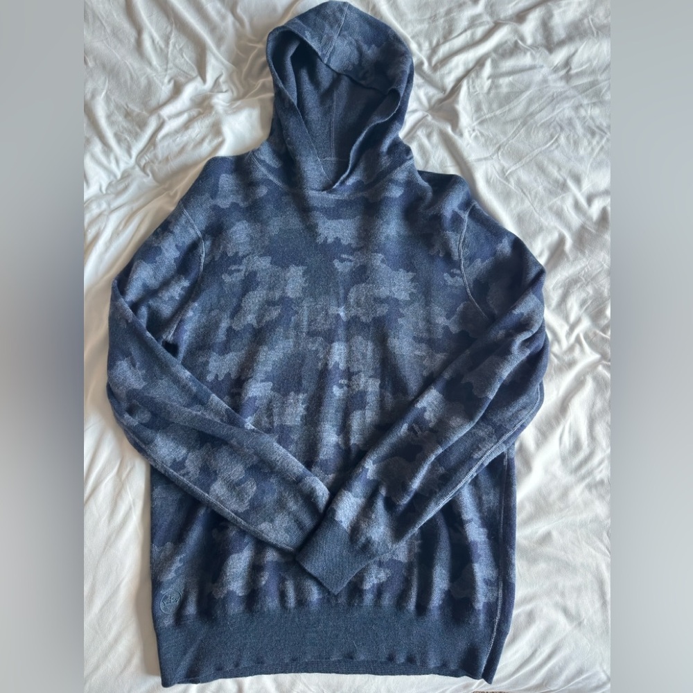 Peter Millar Reversible Camo Hoodie. Size S